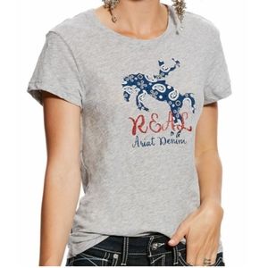 Ariat wmns grey t-shirt S brand new